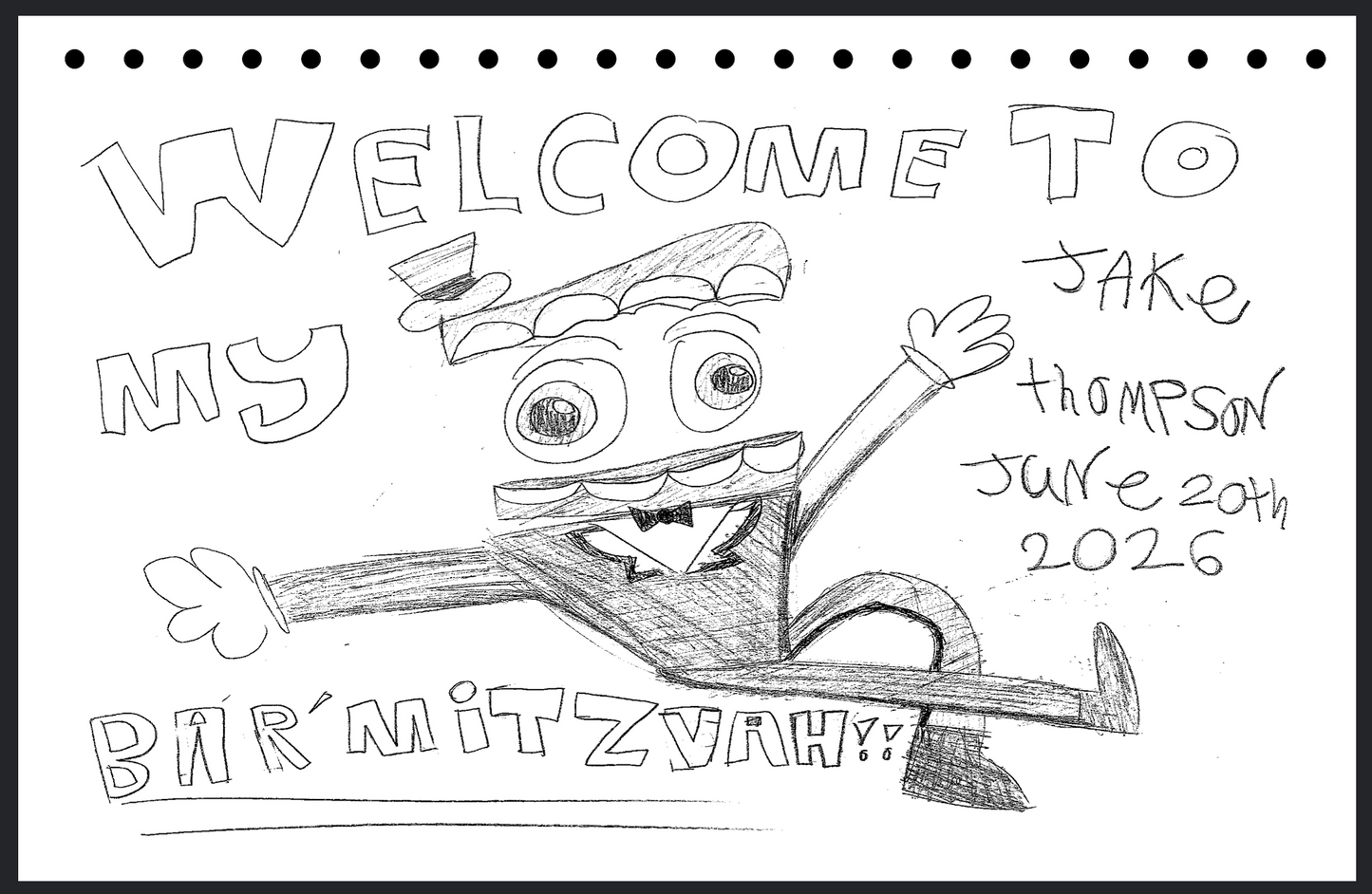 Sketchbooks for Jake