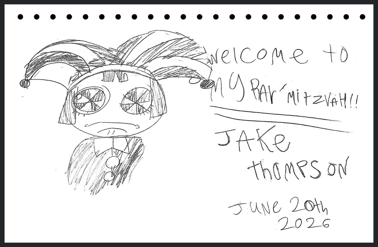 Sketchbooks for Jake