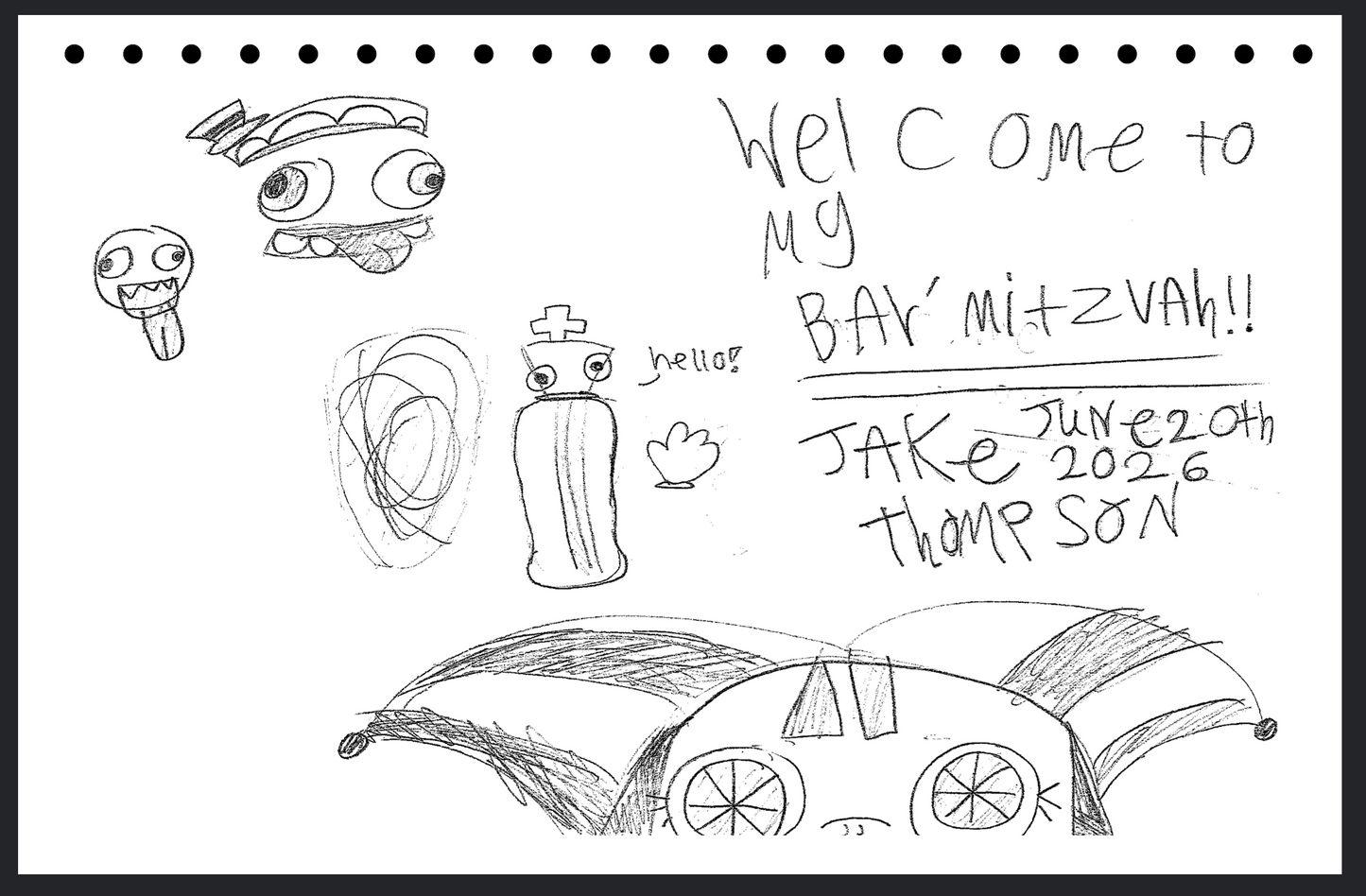 Sketchbooks for Jake