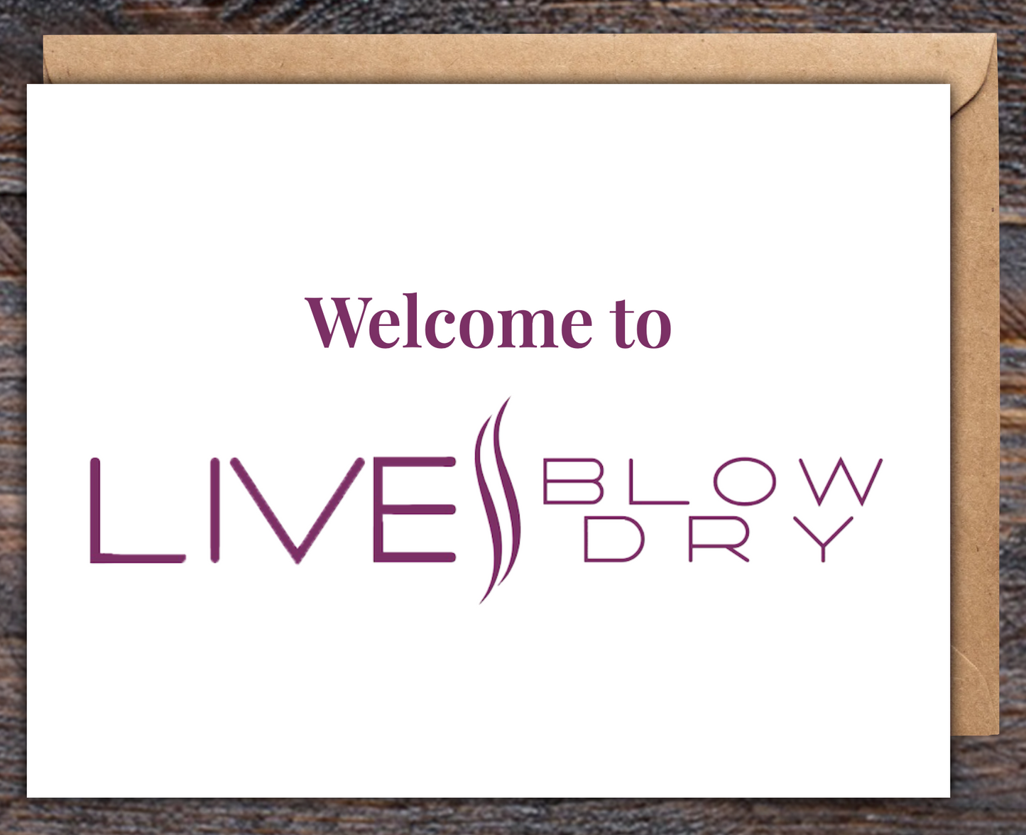 Custom Cards for Live Blow Dry