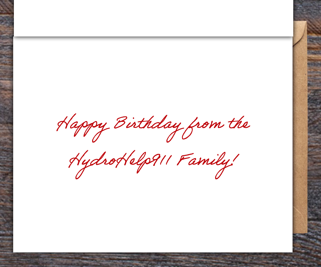 Custom Cards for HydroHelp911