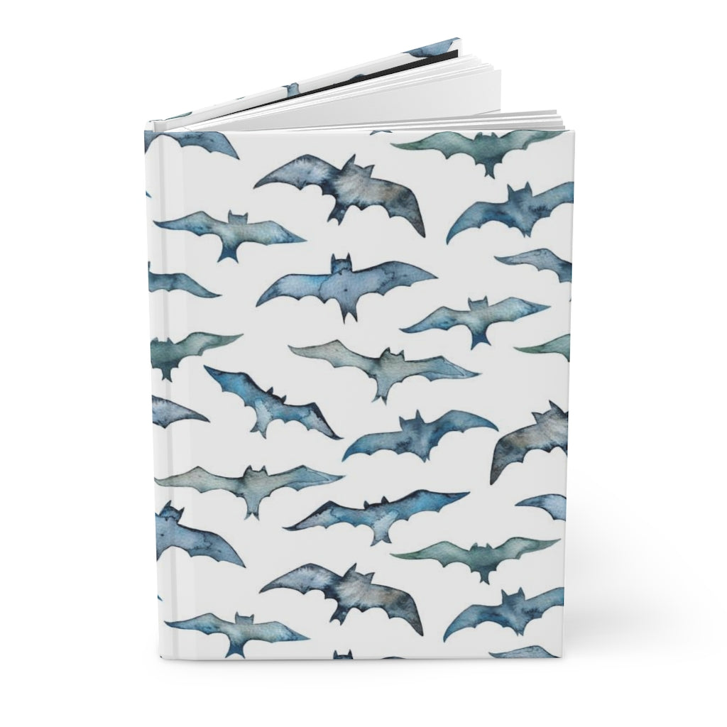 Halloween Bats Notebook Hardcover Journal Matte