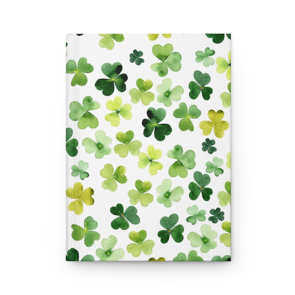 Lucky Shamrock Hardcover Journal Matte
