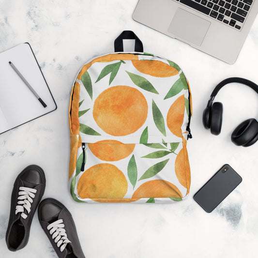 Watercolor Oranges Backpack