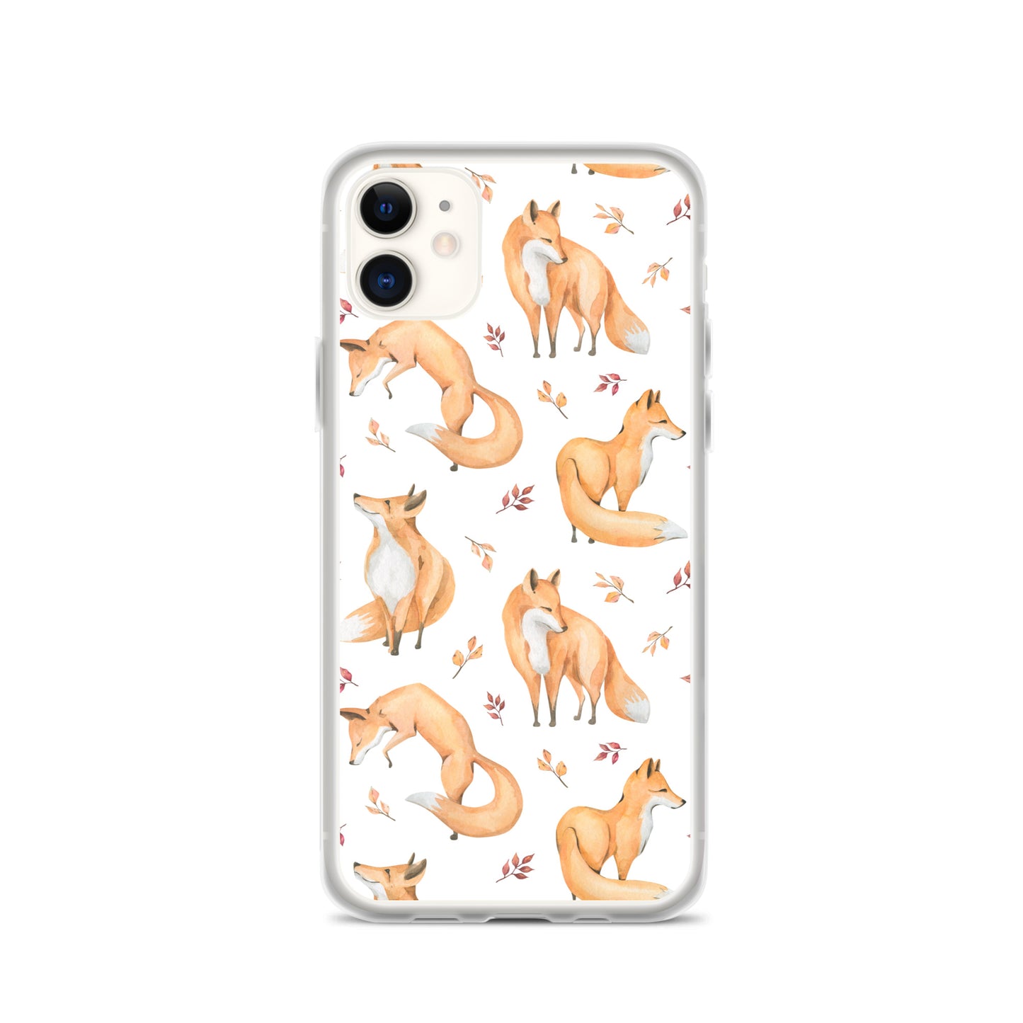 Woodland Foxes iPhone Case - iphone case gift - christmas gifts - gift ideas - apple phone