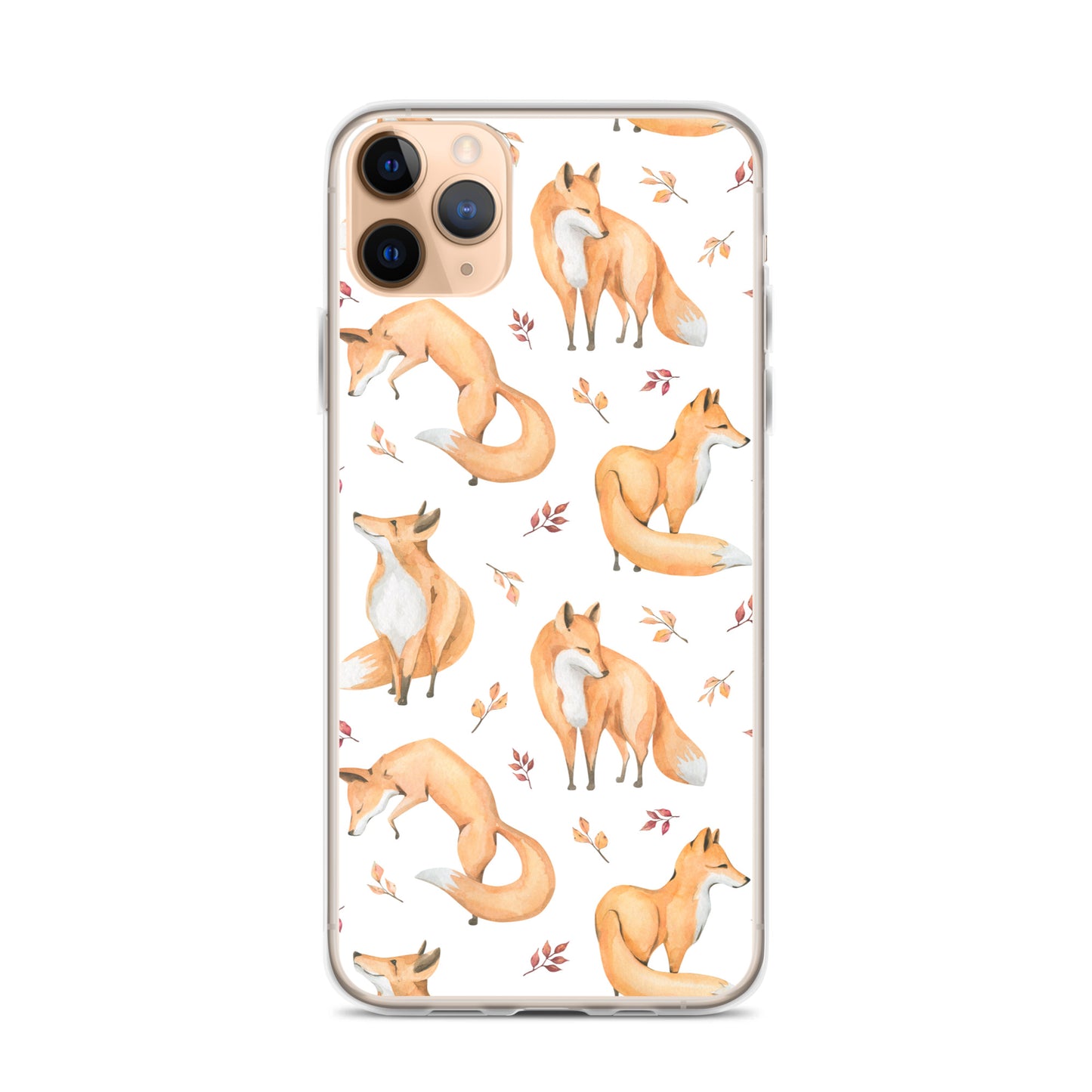 Woodland Foxes iPhone Case - iphone case gift - christmas gifts - gift ideas - apple phone