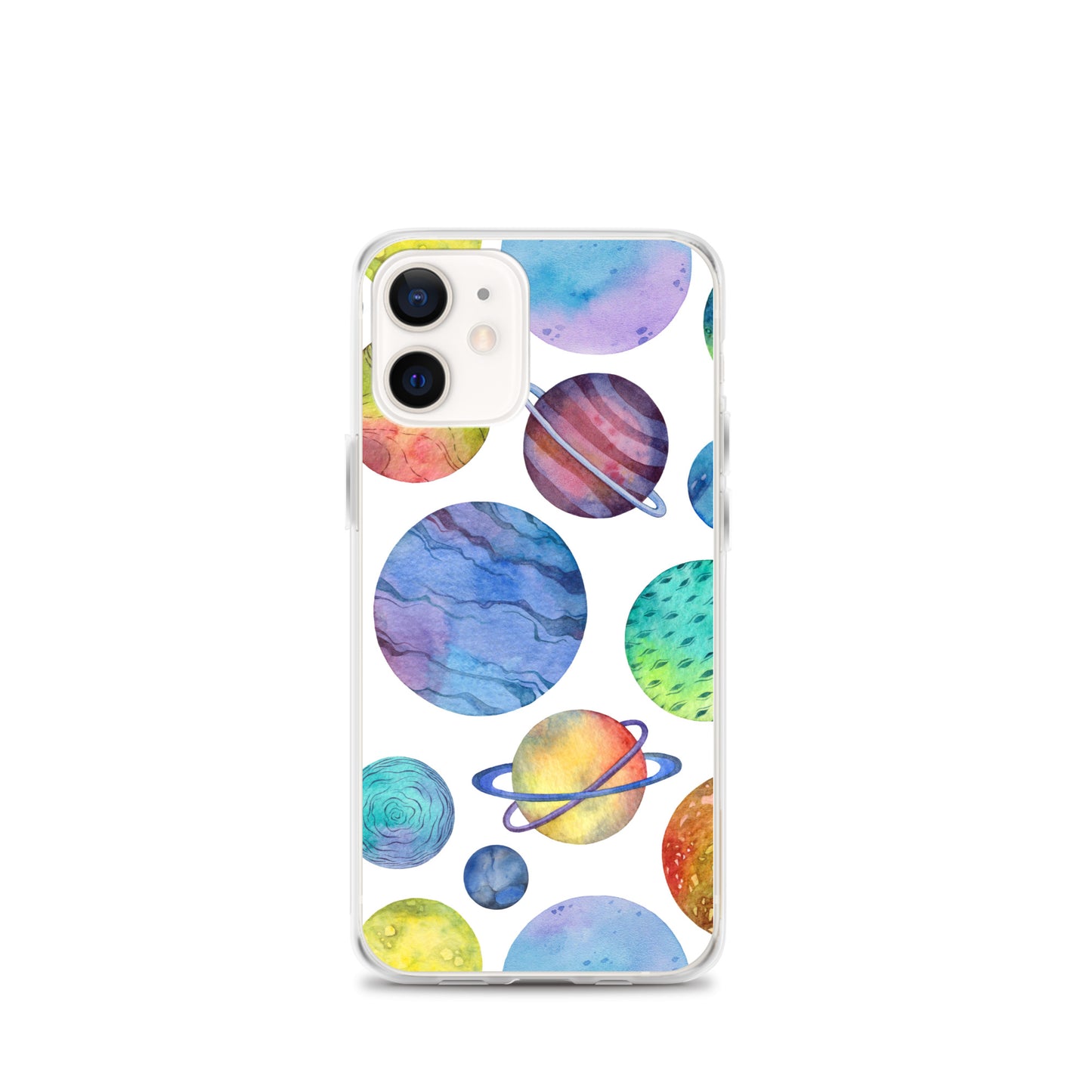 Space Watercolor Planets iPhone Case - iphone case gift - christmas gifts - gift ideas - apple phone