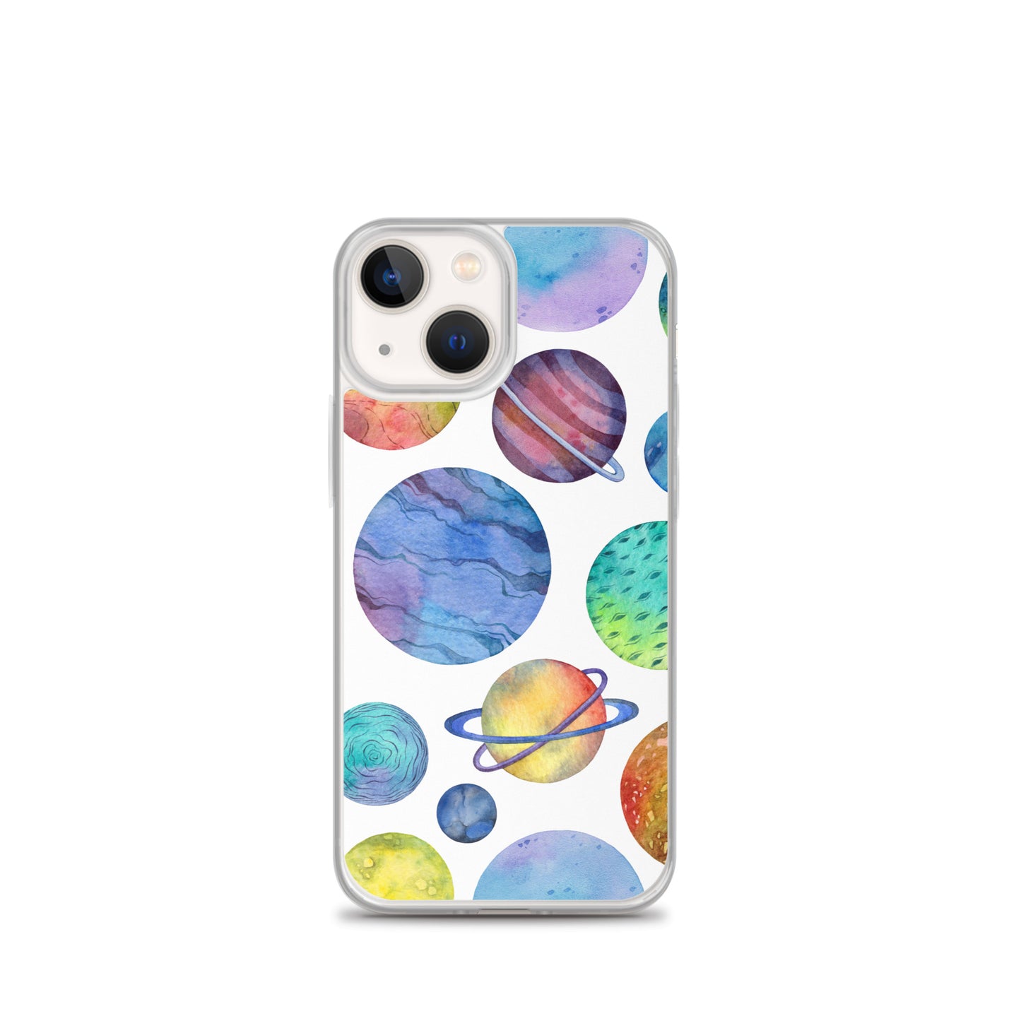 Space Watercolor Planets iPhone Case - iphone case gift - christmas gifts - gift ideas - apple phone