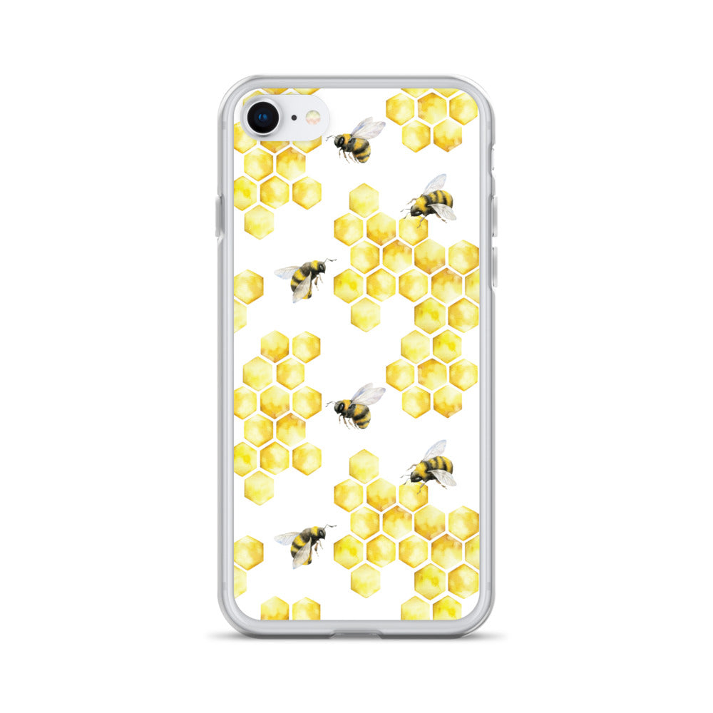 Bee Honeycomb iPhone Case - iphone case gift - christmas gifts - gift ideas - apple phone