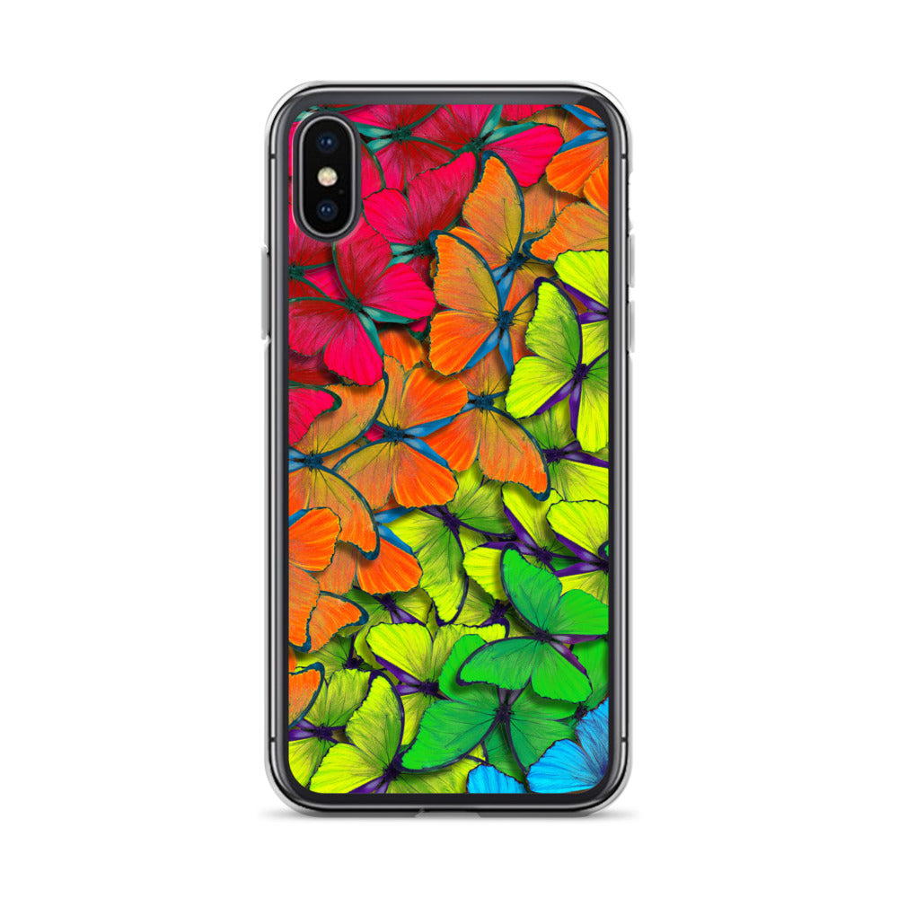 Rainbow Butterflies iPhone Case