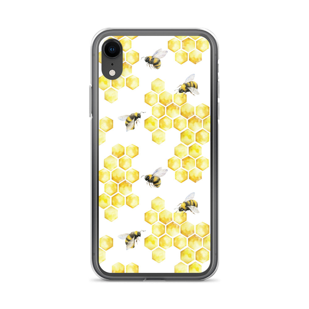 Bee Honeycomb iPhone Case - iphone case gift - christmas gifts - gift ideas - apple phone