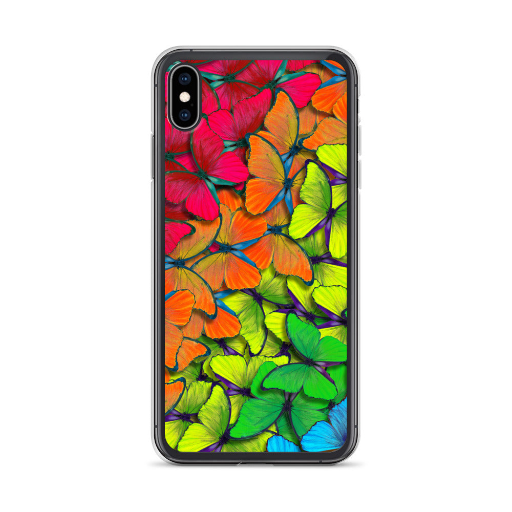 Rainbow Butterflies iPhone Case